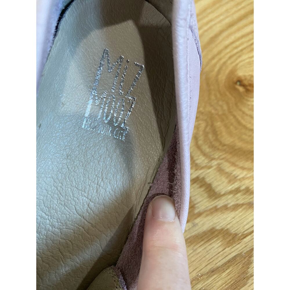 Miz Mooz Women's 7 Pink Leather Slip On Low Top Round Toe Casual Loafers - Picture 2 of 5